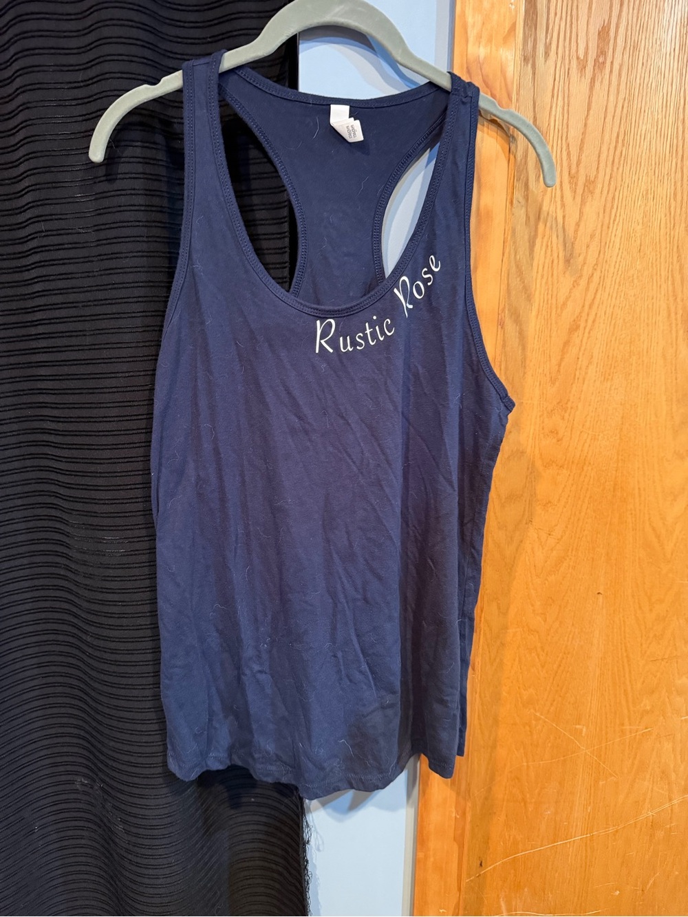 Women's Navy Racerback Tank Top